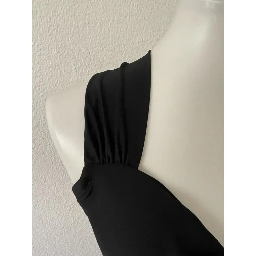 Cupshe Swim Bikini Top Plunge Criss Cross Back Swimwear